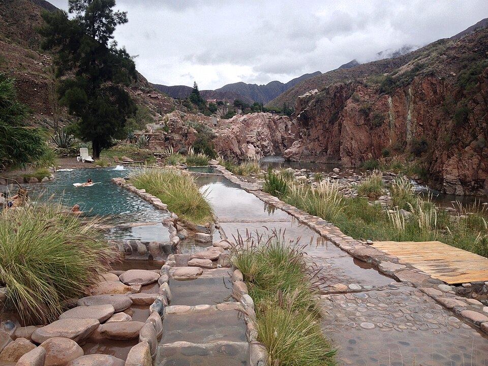 Piletas termales de Cacheuta en Mendoza